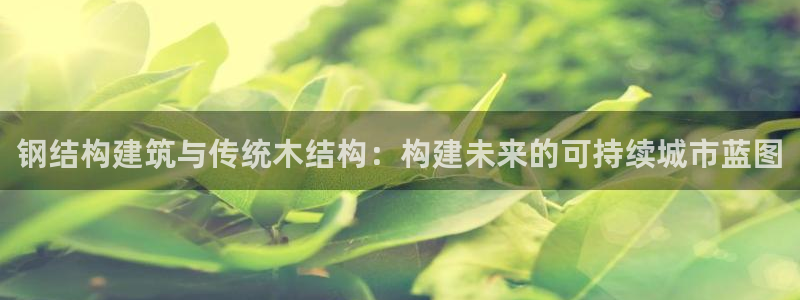 海南意昂体育3：钢结构建筑与传统木结构：构建未来的可持续城市蓝图