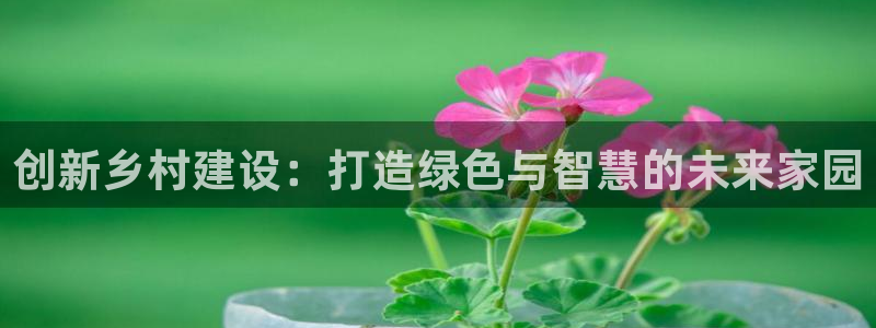 意昂体育3平台注册要钱吗安全吗：创新乡村建设：打造绿色与智慧的未来家园