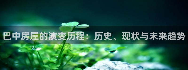意昂3集团官网首页：巴中房屋的演变历程：历史、现状与未来趋势