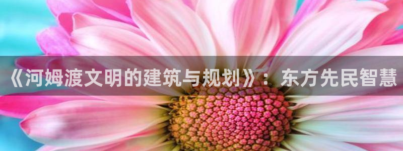 意昂3集团官网首页：《河姆渡文明的建筑与规划》：东方先民智慧