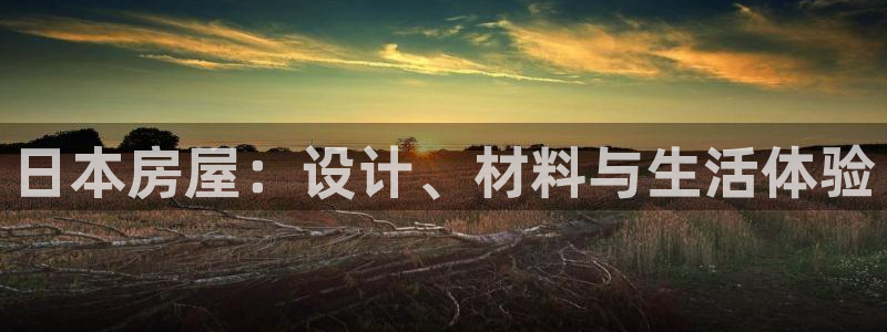 意昂3集团logo：日本房屋：设计、材料与生活体验