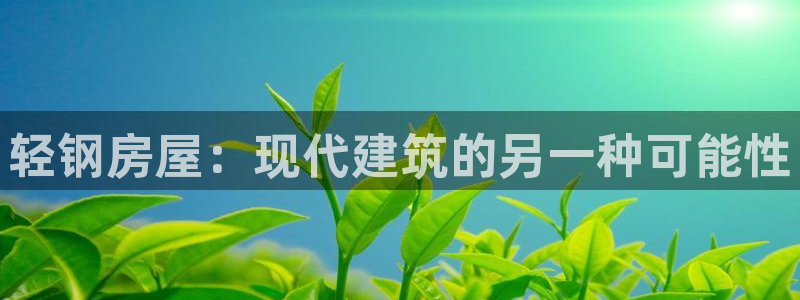 意昂体育3：轻钢房屋：现代建筑的另一种可能性