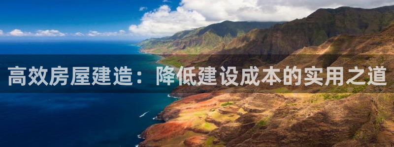 意昂体育3平台假的吗是真的吗吗：高效房屋建造：降低建设成本的实用之道