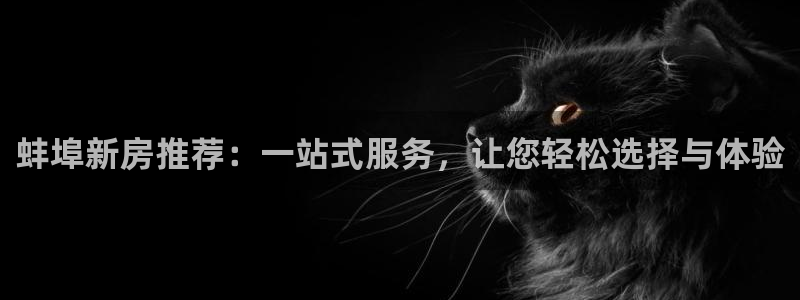 意昂3代理：蚌埠新房推荐：一站式服务，让您轻松选择与体验